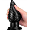 DarkSil Plug PineCock L 14 x 6.5cm Noir